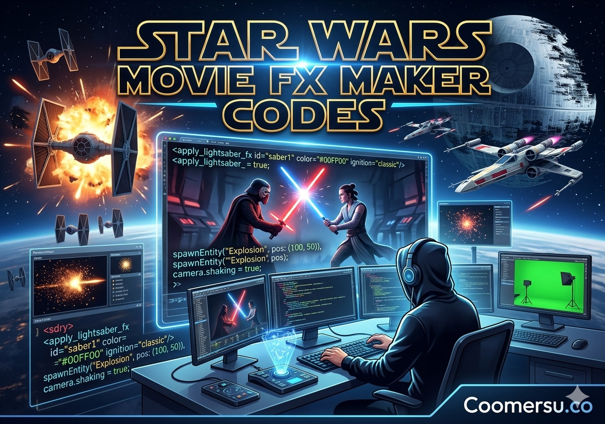 Star Wars Movie FX Maker Codes